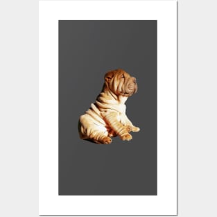 Shar Pei Cute Puppy Dog Posters and Art